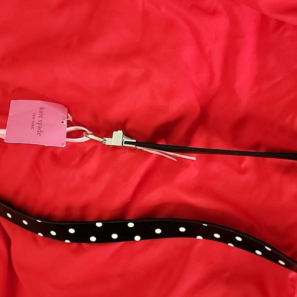 Kate Spade Black and White Polka Dot Belt NWT  Large - Picture 3 of 9